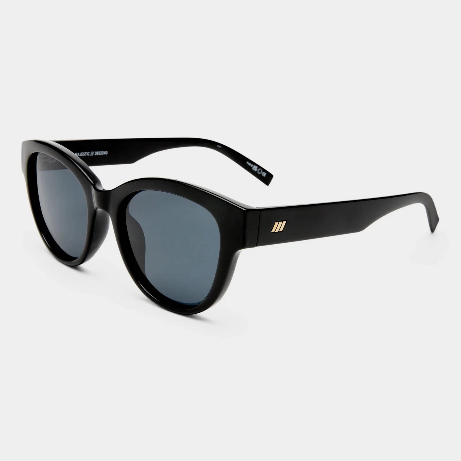 Majestic Black Polarized Sunglasses Le Specs 