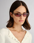 Don't Cha Pearl Chocolate Sunglasses Le Specs 