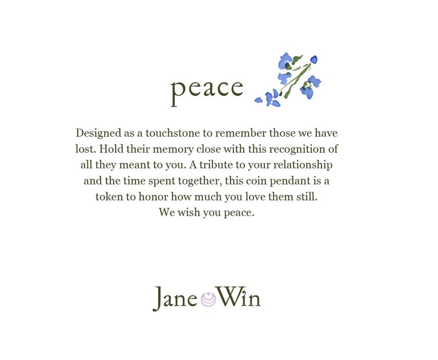 Peace Original 18" Drawn Link Jewelry - Necklaces Jane Win 