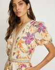 Dany Romper Stitched Flower Dresses - Jumpsuits & Rompers Caballero 