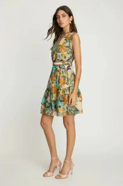 Caitlin Dress Baroque Pineapple Dresses - Short Caballero 