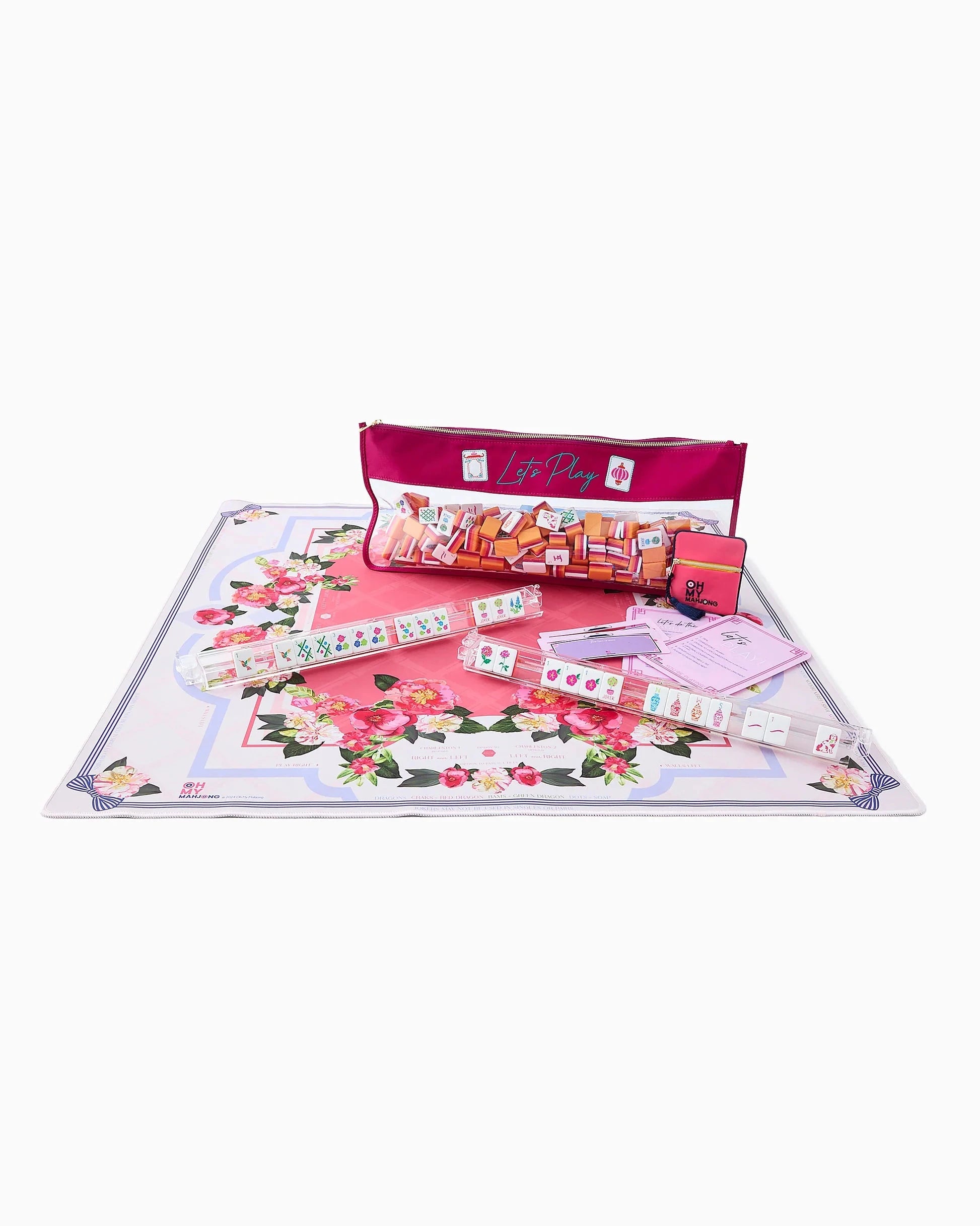 Camellia Mat Home Decor - Games Oh My Mahjong 