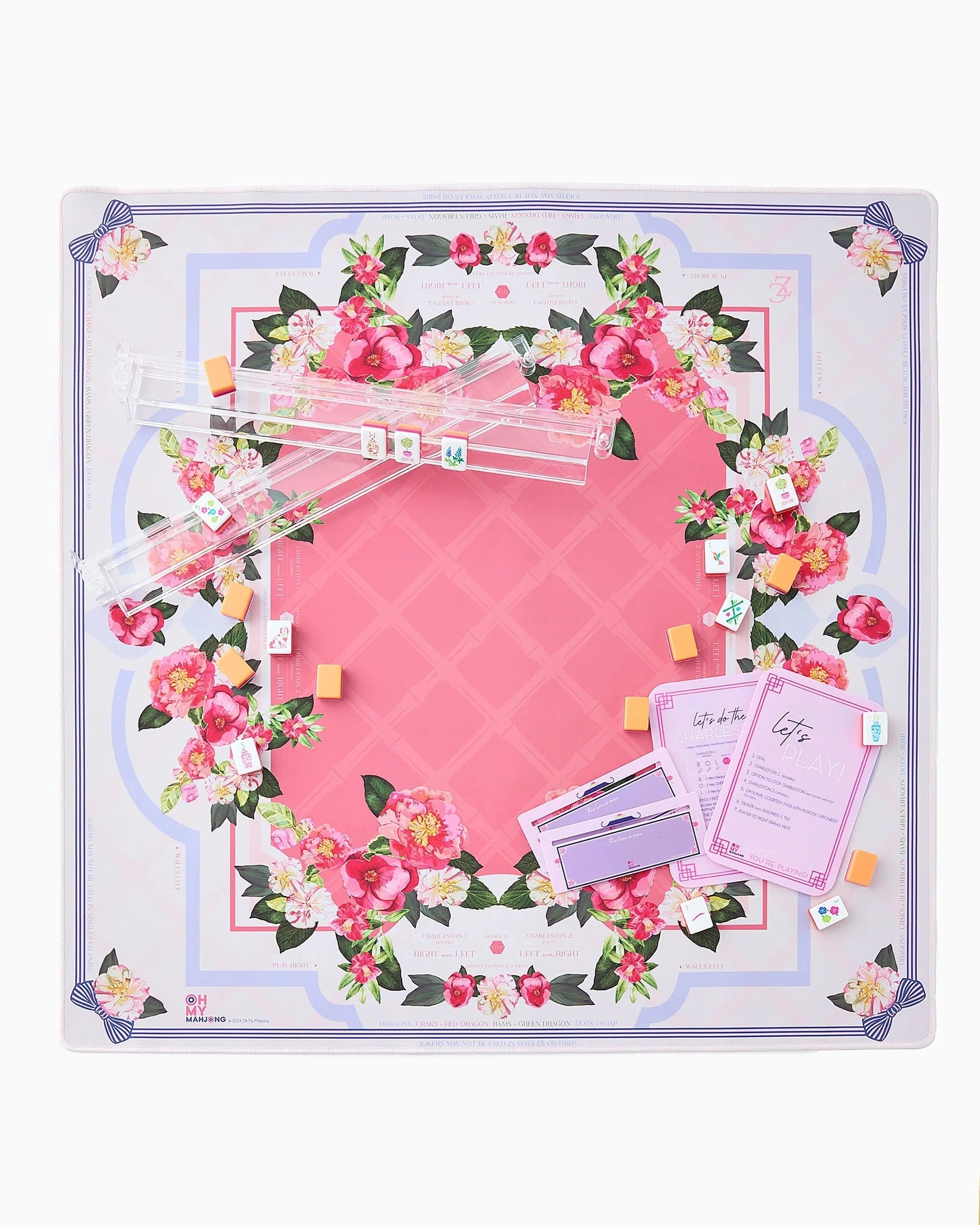 Camellia Mat Home Decor - Games Oh My Mahjong 