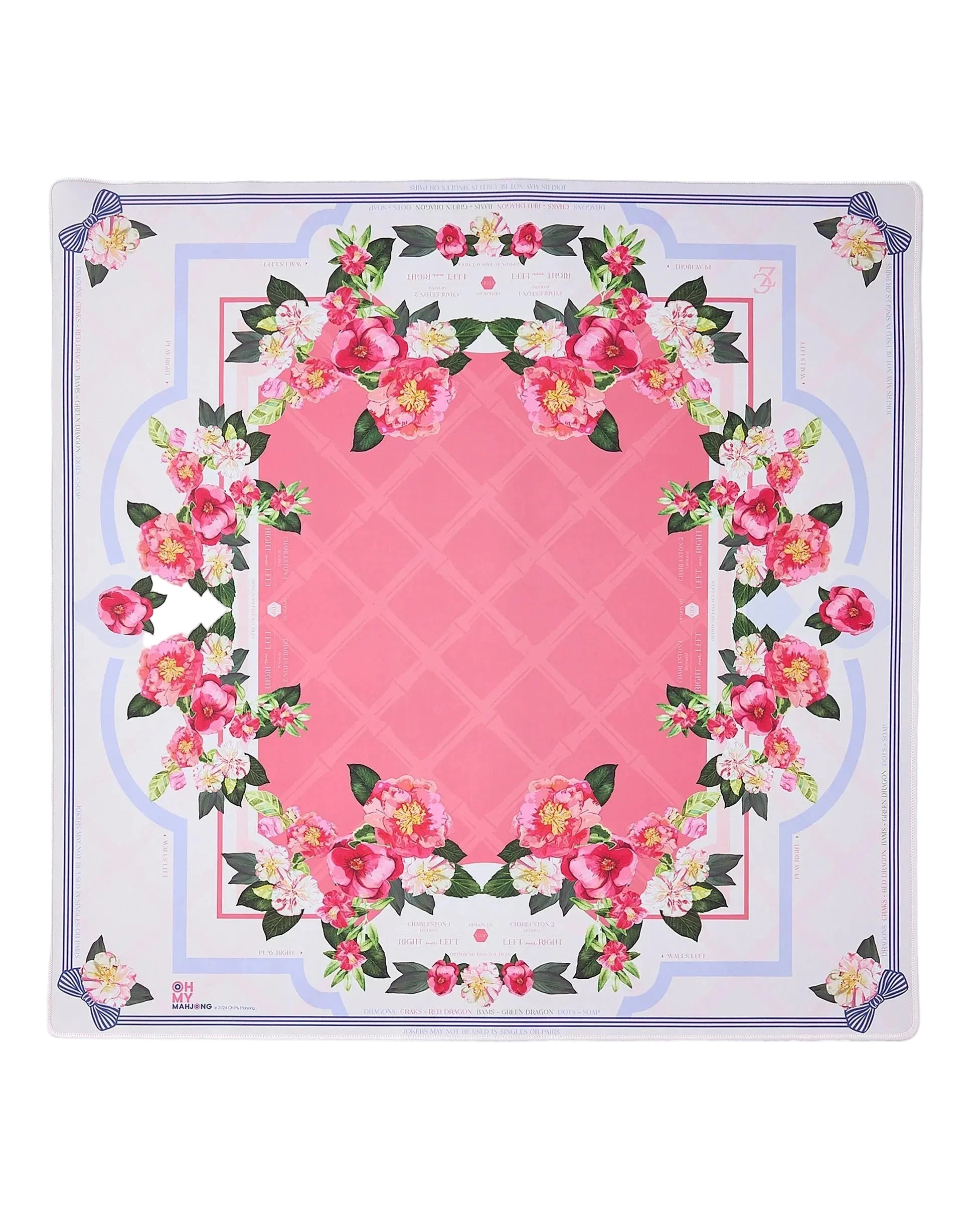 Camellia Mat Home Decor - Games Oh My Mahjong 