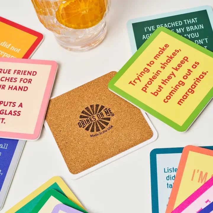 Tinder Coaster Home Decor - Tabletop Drinks On Me 