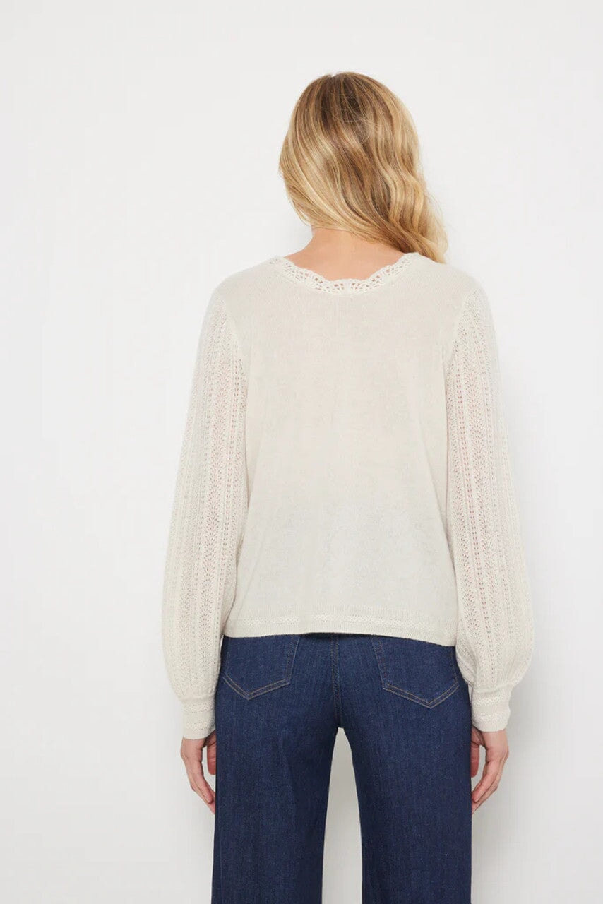 Lacey Lover Puff Sweater - Cardigans Lisa Todd 