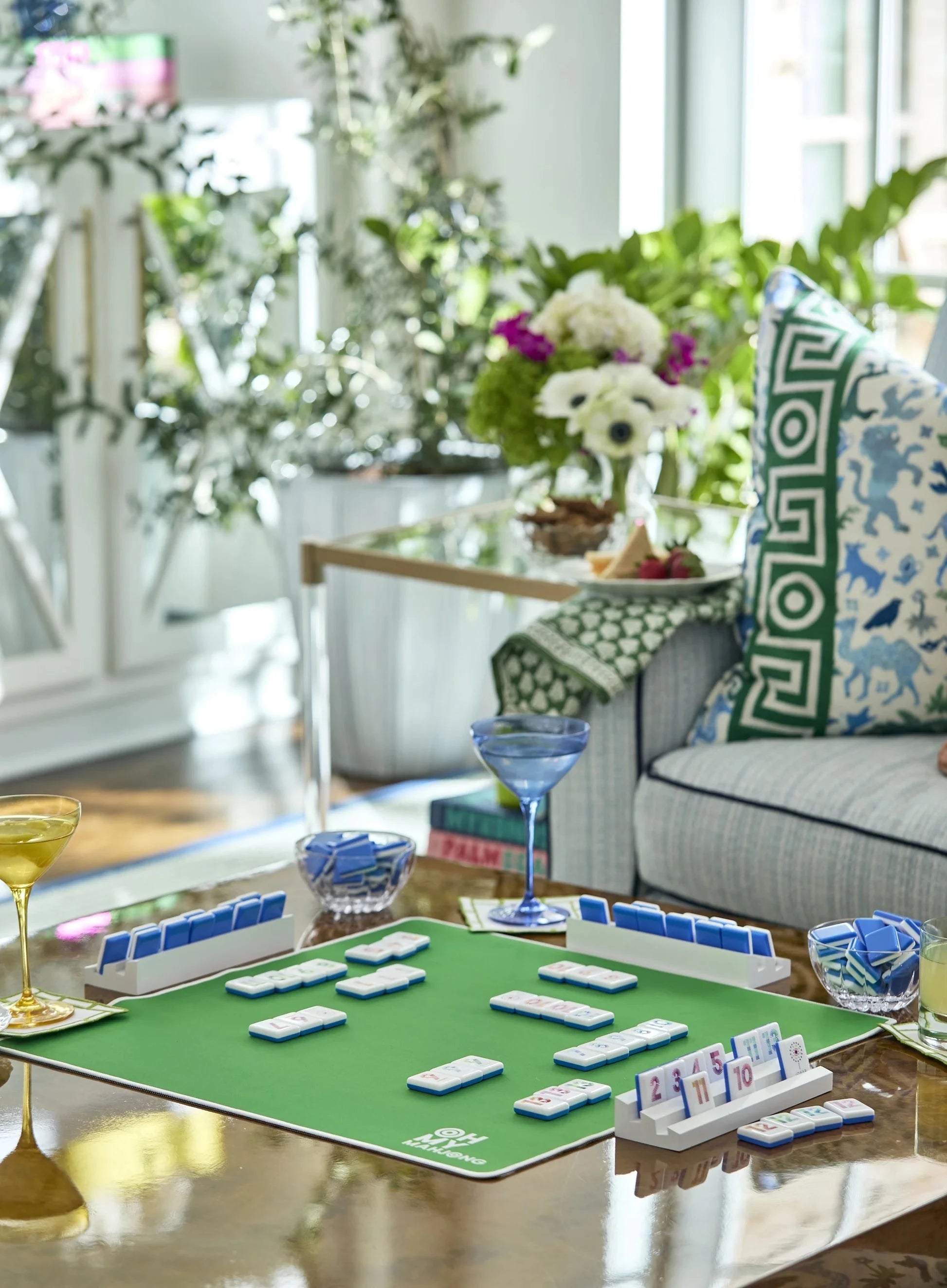 Cerulean Oh My Rummi Home Decor - Games Oh My Mahjong 
