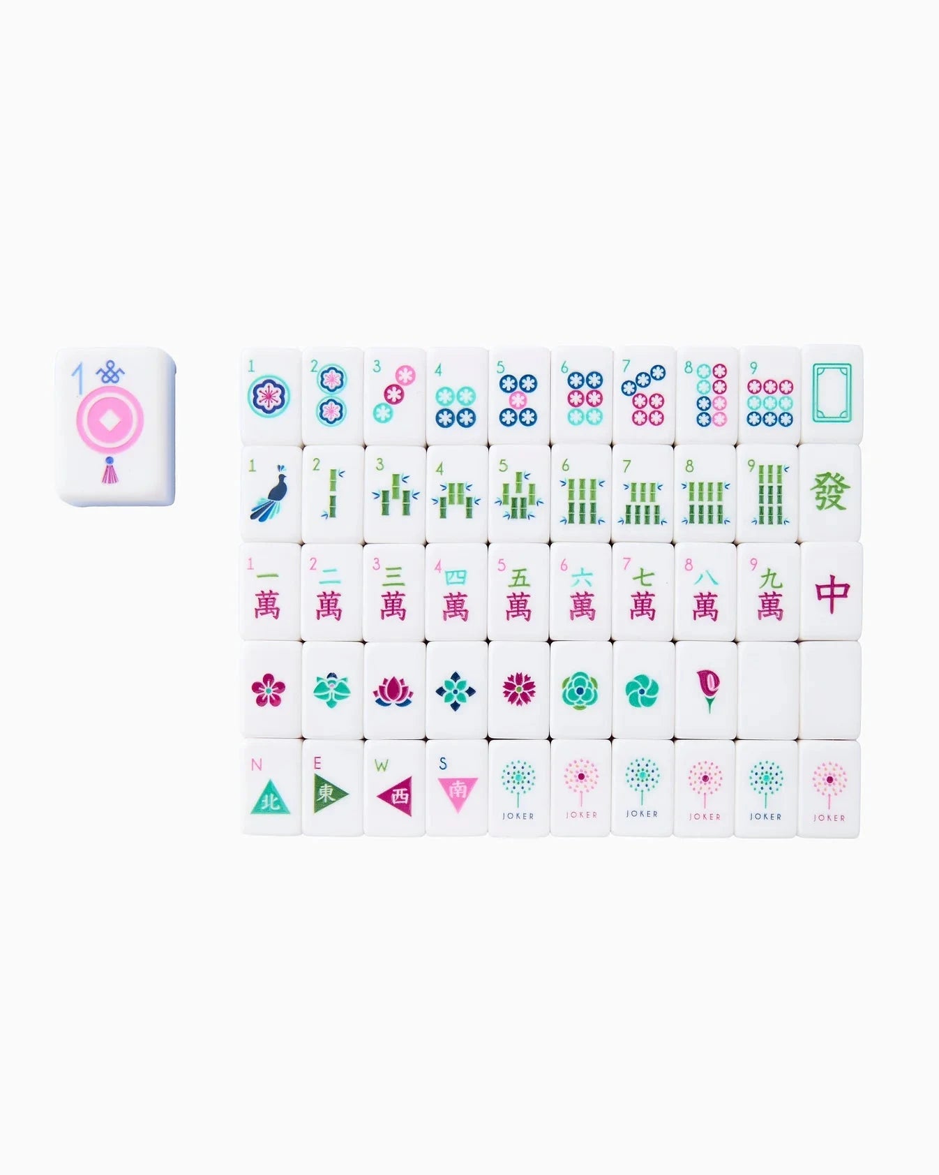 Mahjong Travel Set Charleston Home Decor - Games Oh My Mahjong 