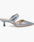 Chloe Blue/ Silver Pumps - Low L'Agence 