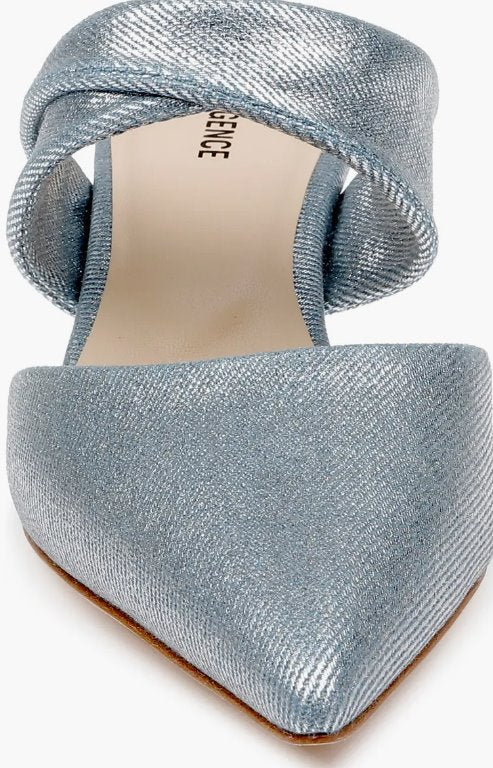 Chloe Blue/ Silver Pumps - Low L&#39;Agence 