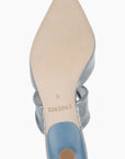 Chloe Blue/ Silver Pumps - Low L'Agence 