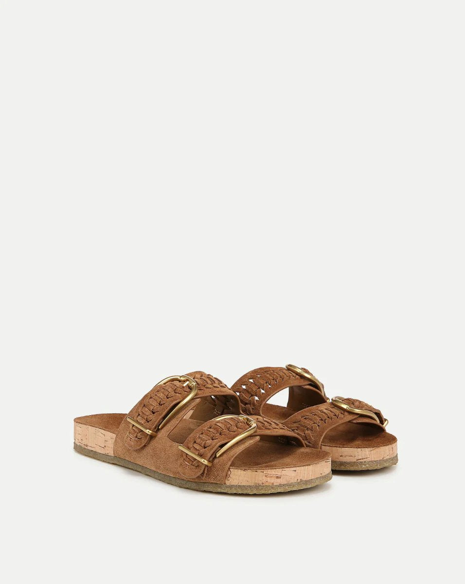 Paige Buckle Sandal Hazelwood Shoes - Sandals - Flat Sandals Veronica Beard - Shoes 