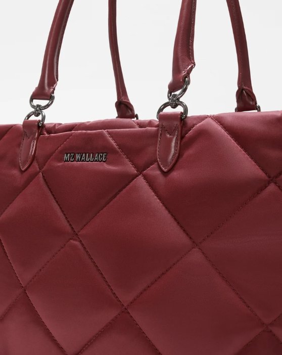 Medium Madison E/W Tote Claret Tote & Satchel MZ Wallace 