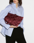 Medium Madison E/W Tote Claret
