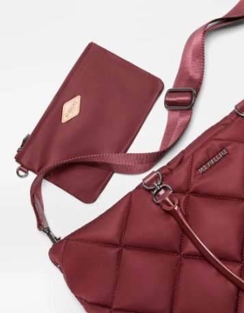 Medium Madison E/W Tote Claret Tote & Satchel MZ Wallace 