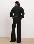 Tonelli Double-Waistband Pant Black Pants - Trousers Veronica Beard 