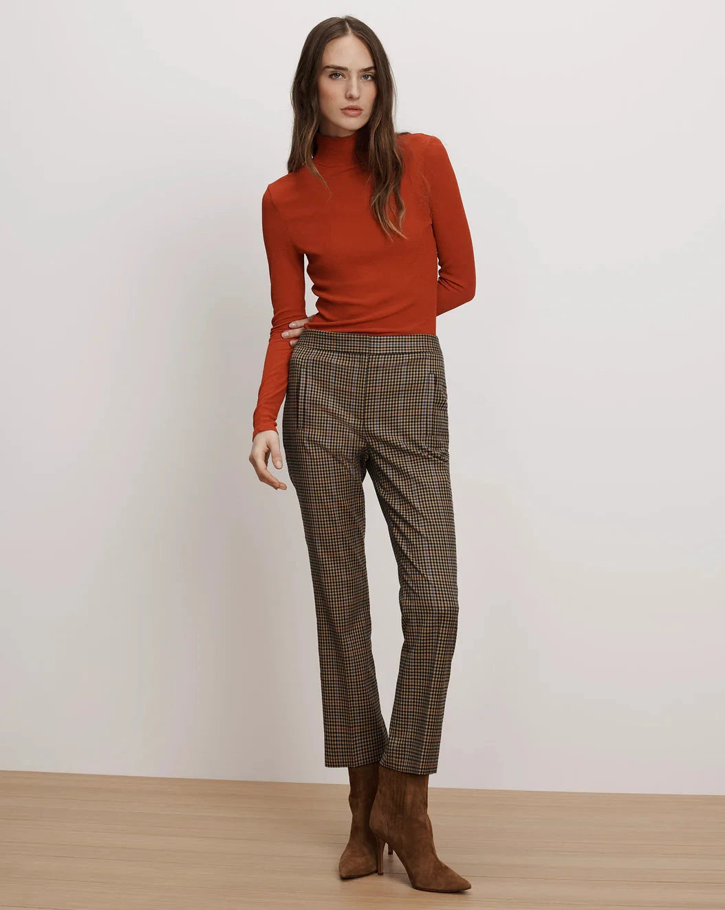 Arte Pant Russet Multi Pants - Trousers Veronica Beard 