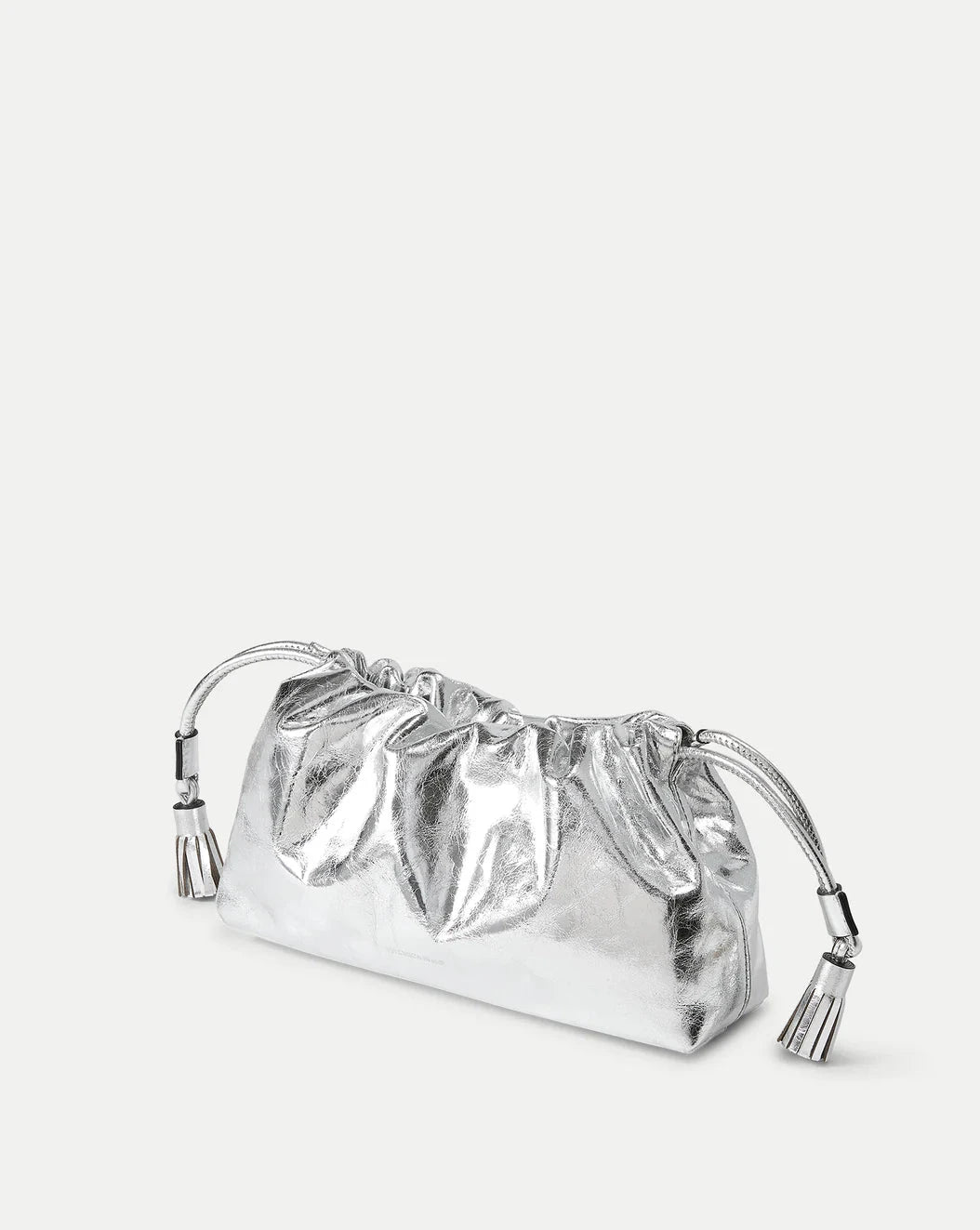 Small Stash Bag Silver Clutch Veronica Beard 