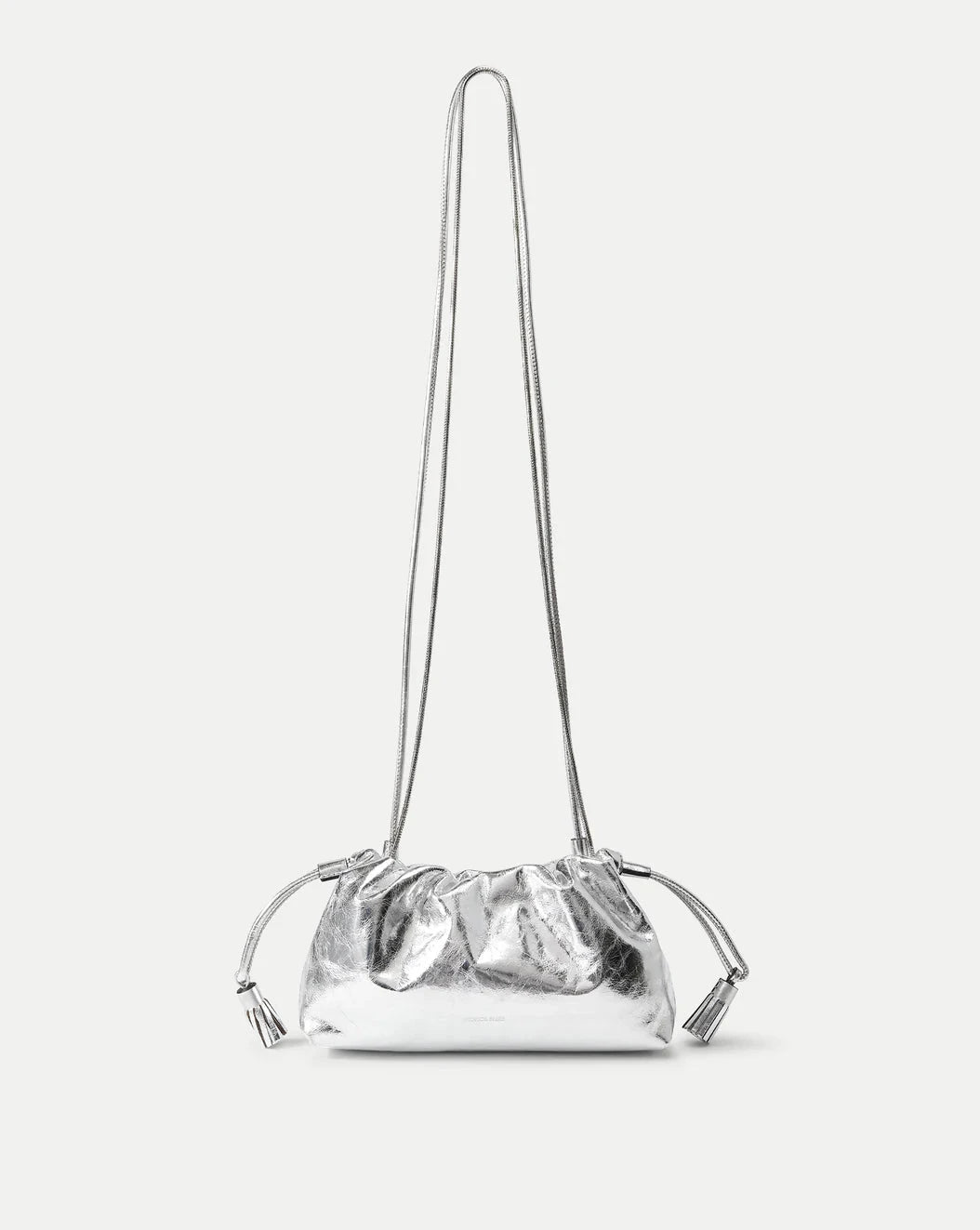 Small Stash Bag Silver Clutch Veronica Beard 