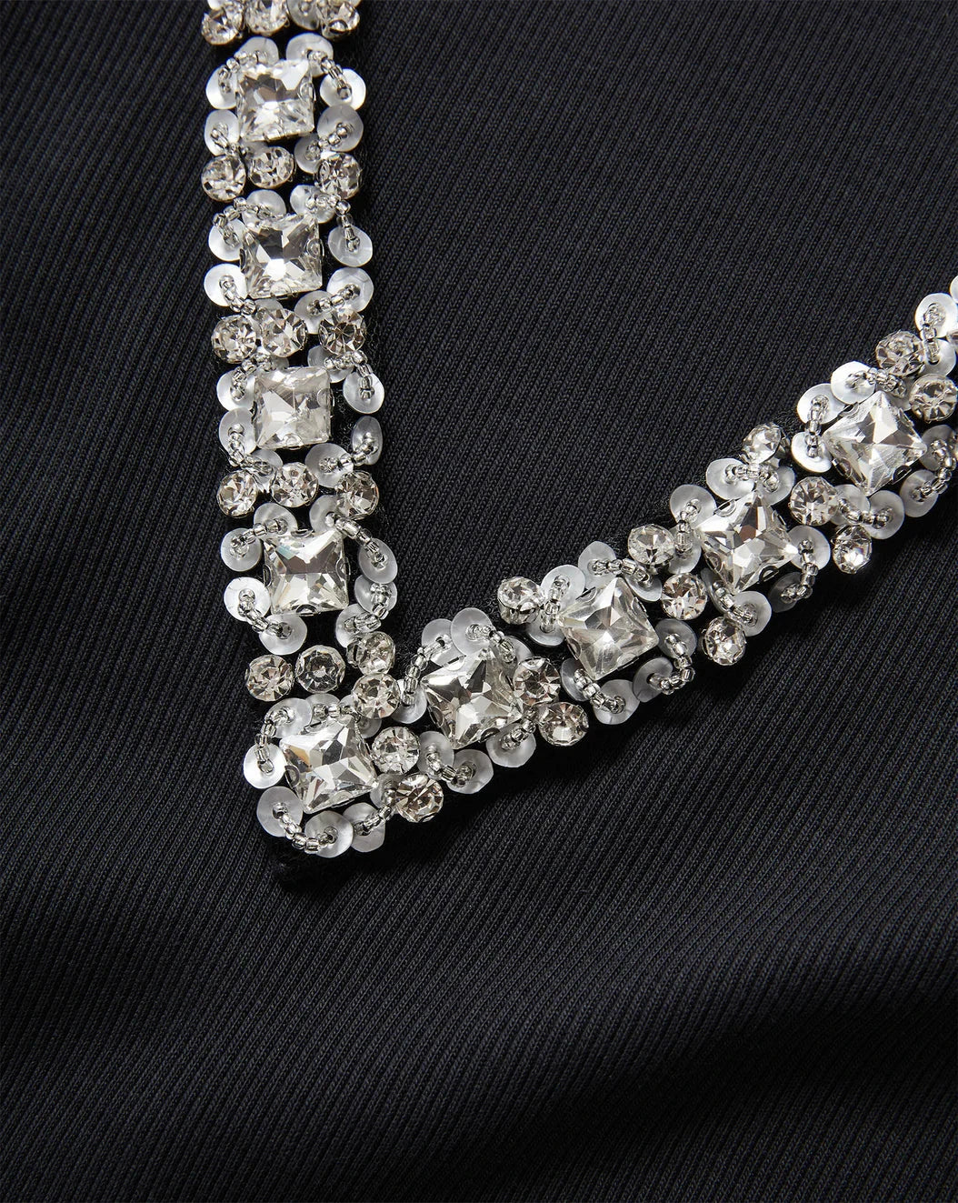 Ayres Embellished Tank Top Black Tops - Tanks Veronica Beard 