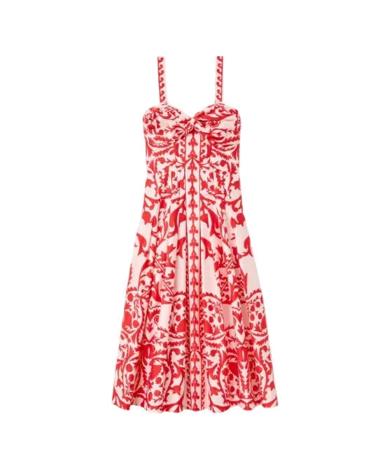 Ingrid Dress Faraway Print Poppy Dresses - Midi Cartolina 