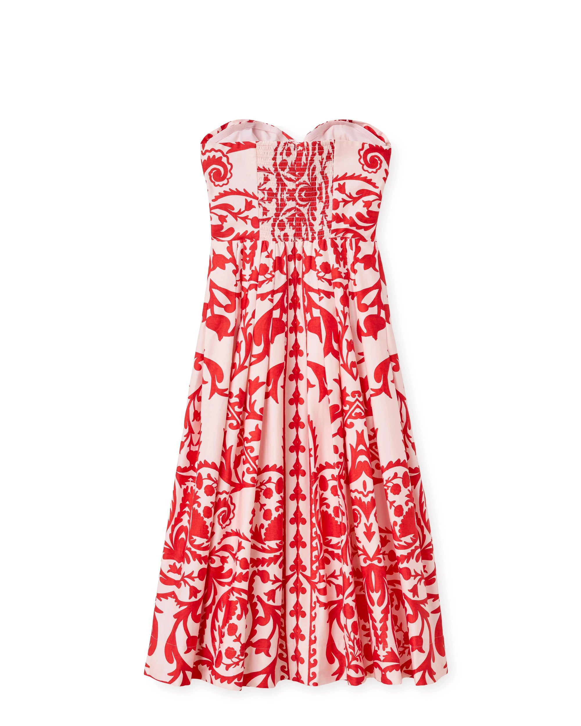 Ingrid Dress Faraway Print Poppy – Peter Kate