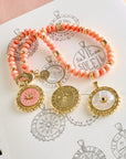 Gumdrop Beaded Necklace Coral Necklaces Jane Win 