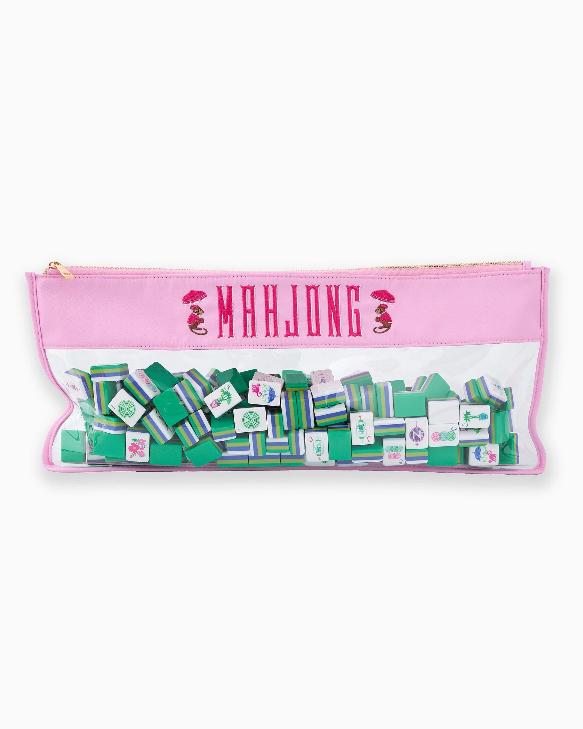 Monkey Mahjong Bag Cotton Candy