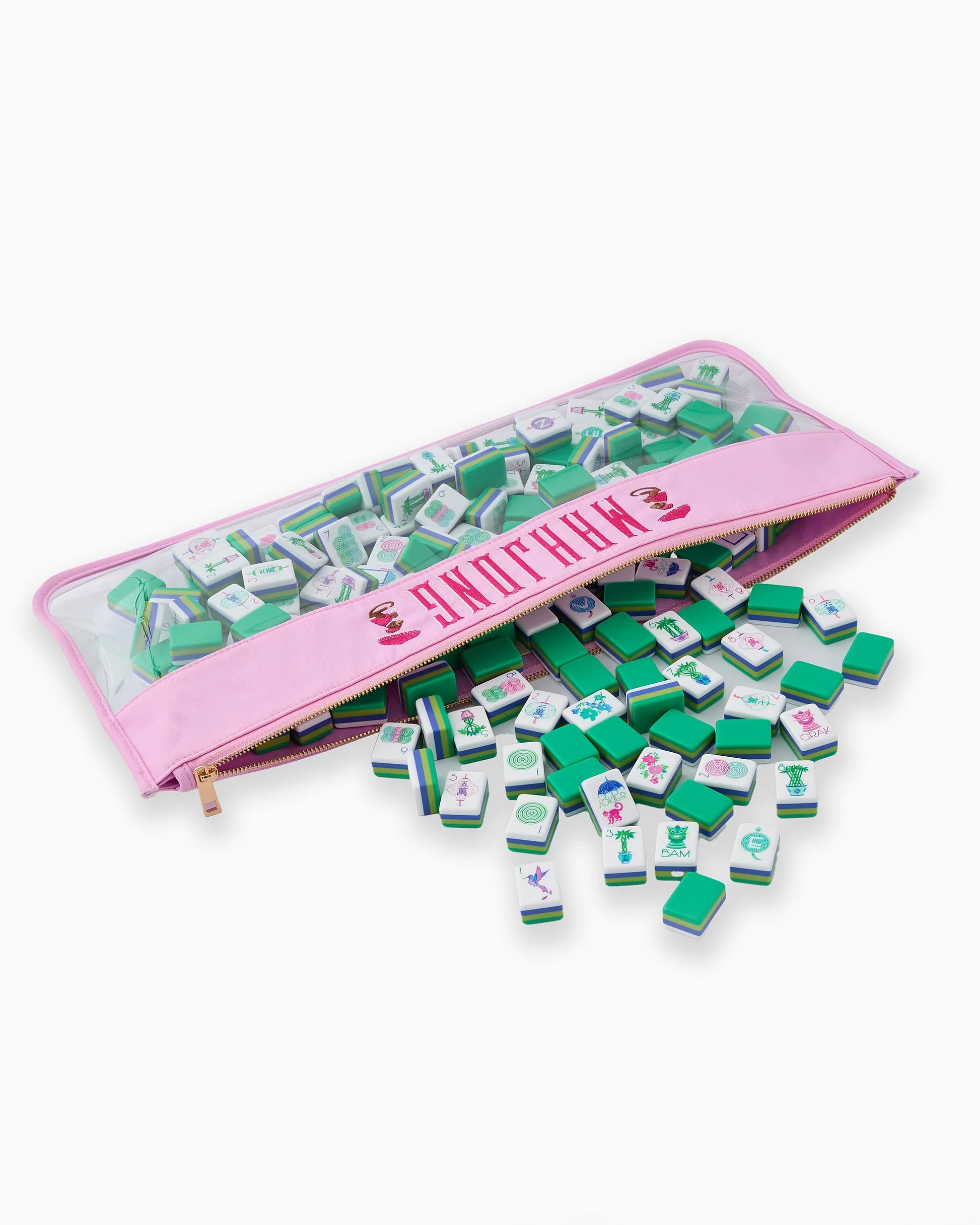 Monkey Mahjong Bag Cotton Candy