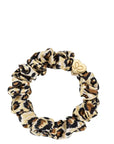 Gold Heart Silk Scrunchie Leopard Beauty & Hair By Eloise 