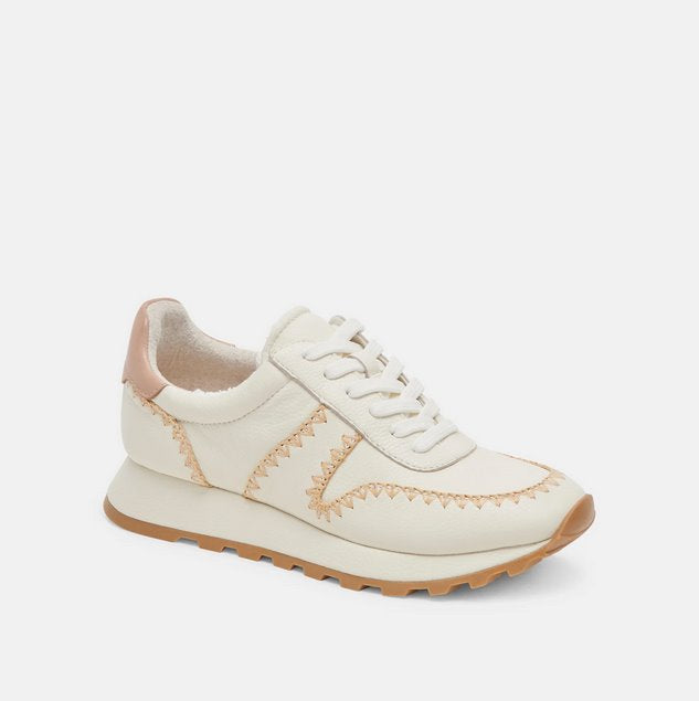 Ayita White Leather Shoes - Sneakers Dolce Vita 