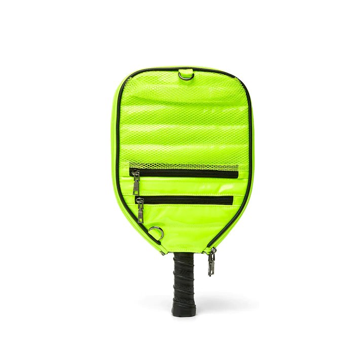 Sporty Pickleball Crossbody Neon Yellow Handbags - Crossbody Think Royln 