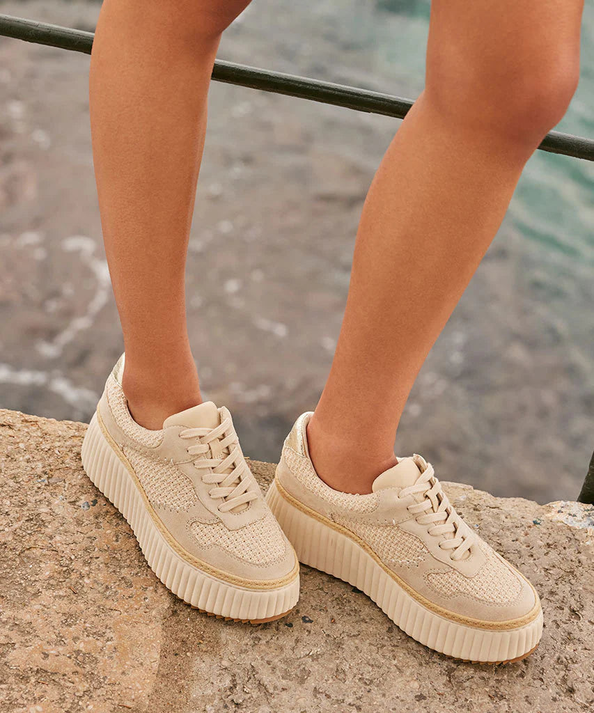 Dandi Sneaker Sandstone Knit Shoes - Sneakers Dolce Vita 