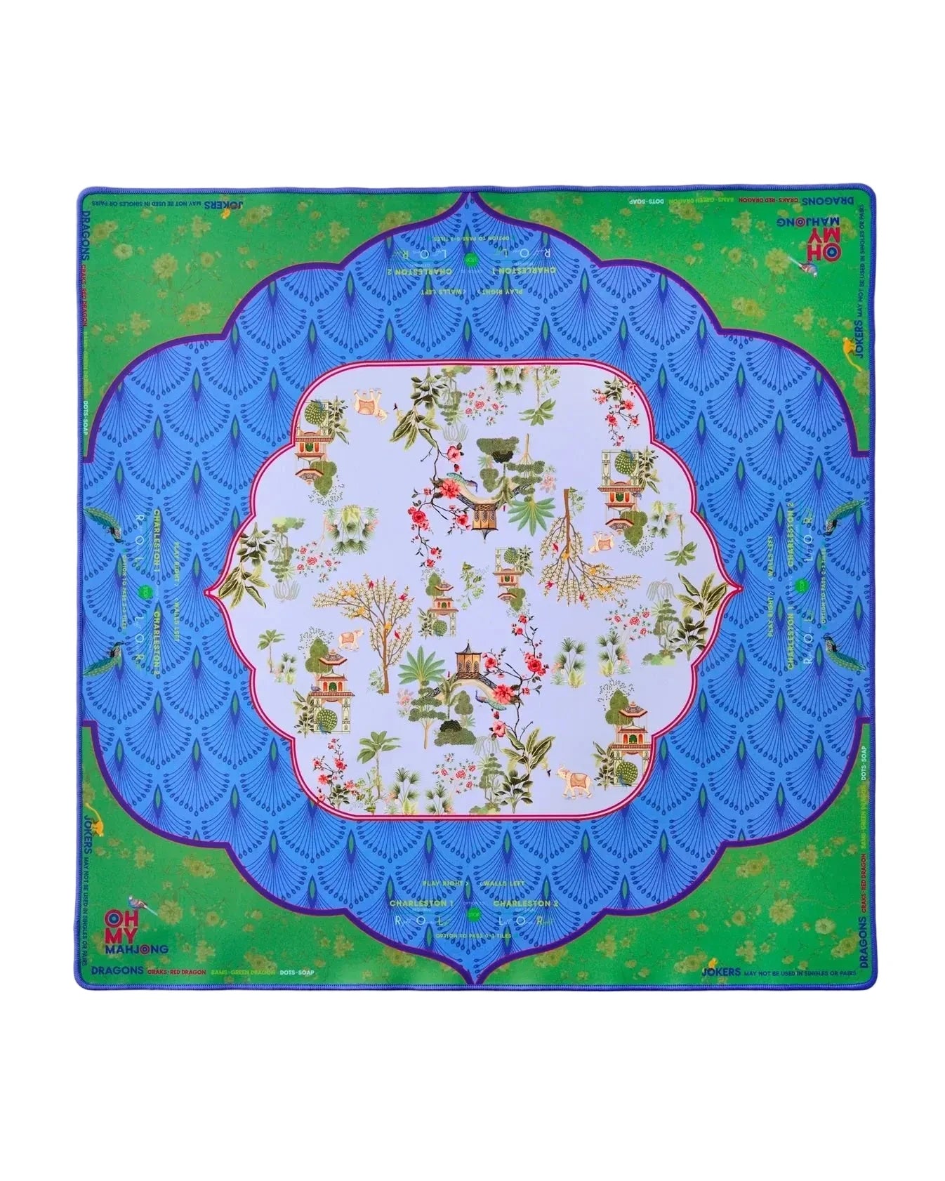 Darjeeling Mat Home Decor - Games Oh My Mahjong 