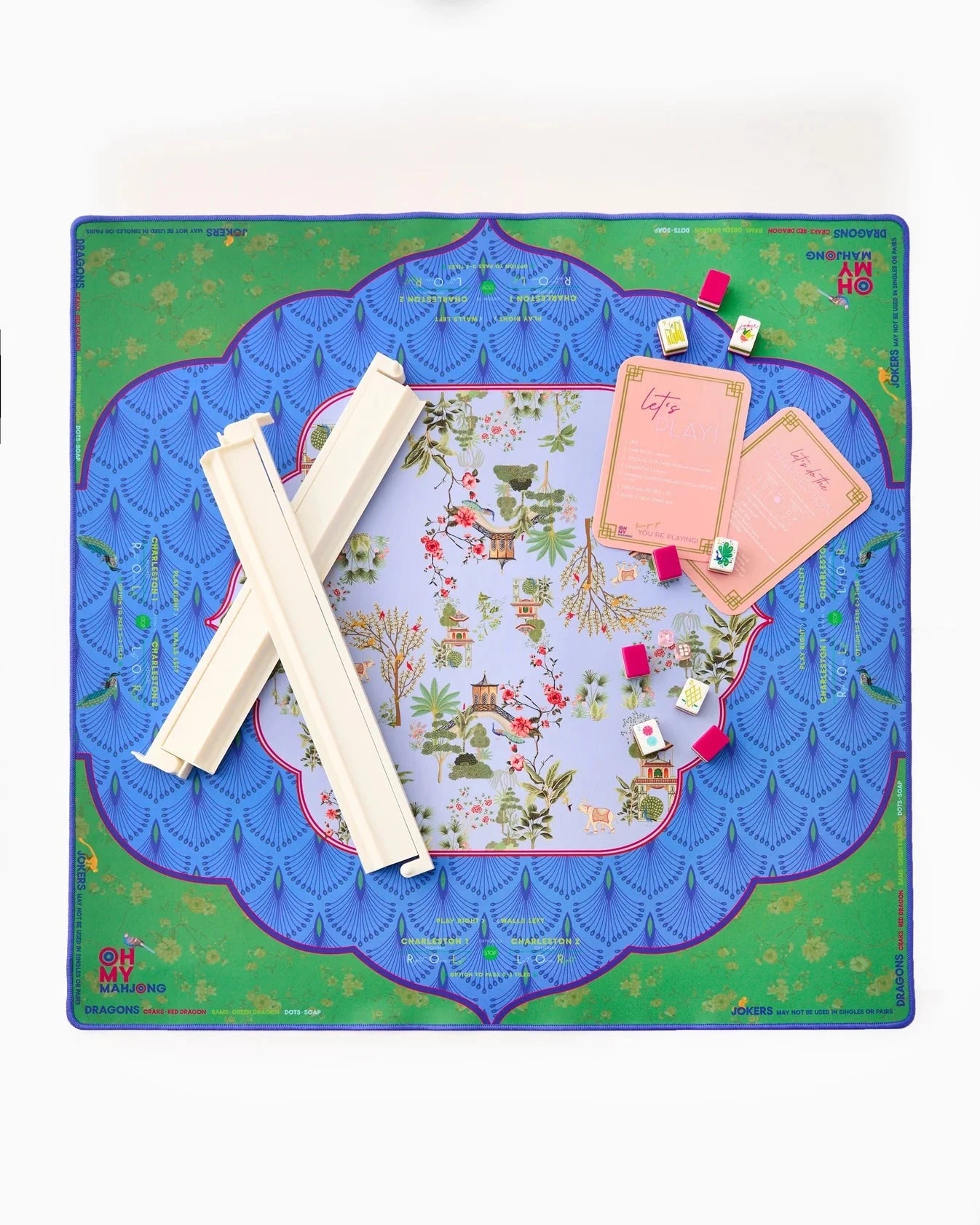 Darjeeling Mat Home Decor - Games Oh My Mahjong 