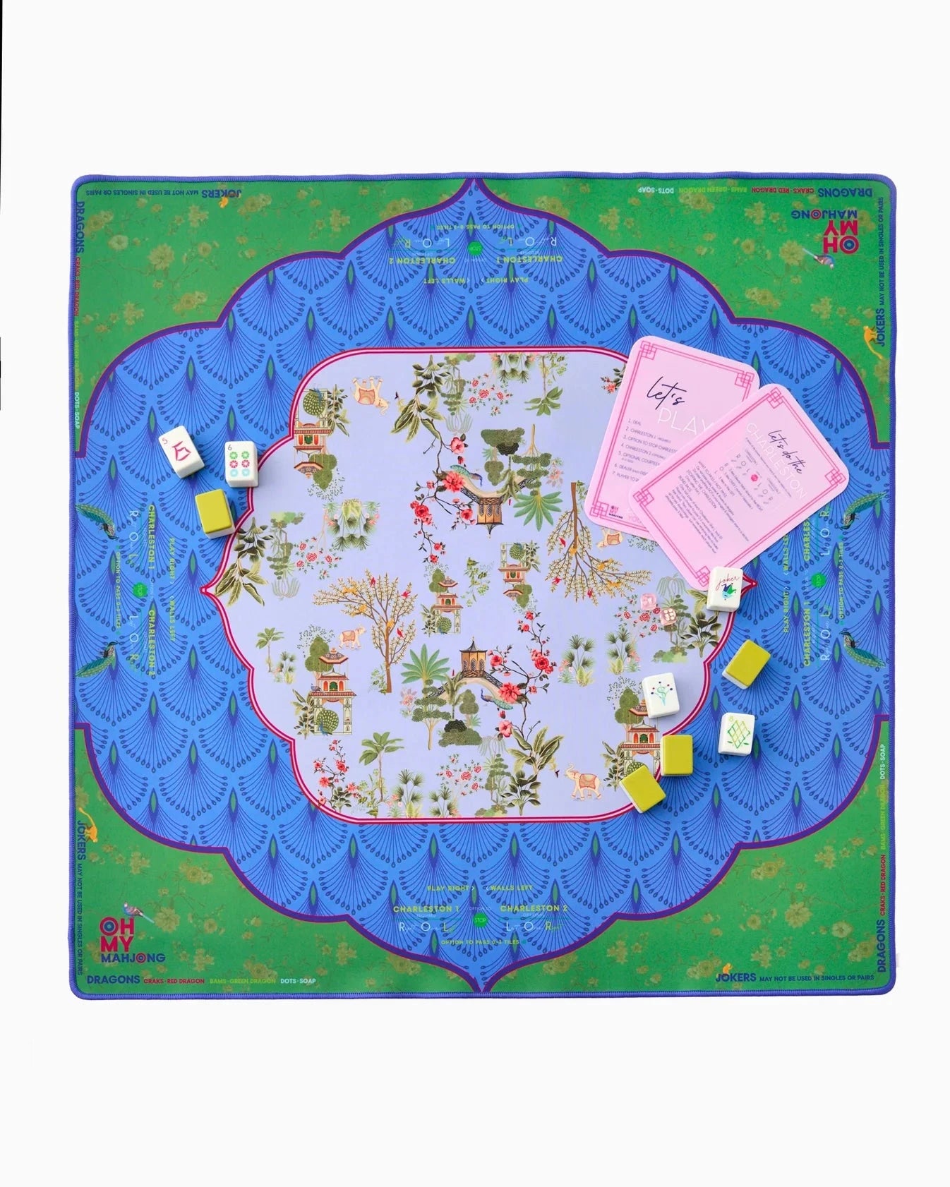 Darjeeling Mat Home Decor - Games Oh My Mahjong 