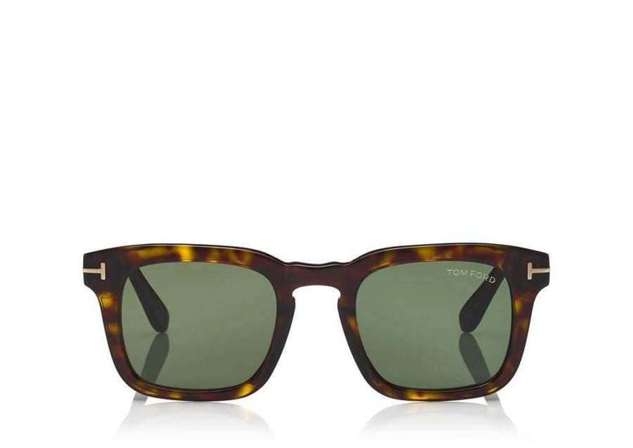 Dax Sunglasses Dark Havana/ Green Accessories - Sunglasses Tom Ford 