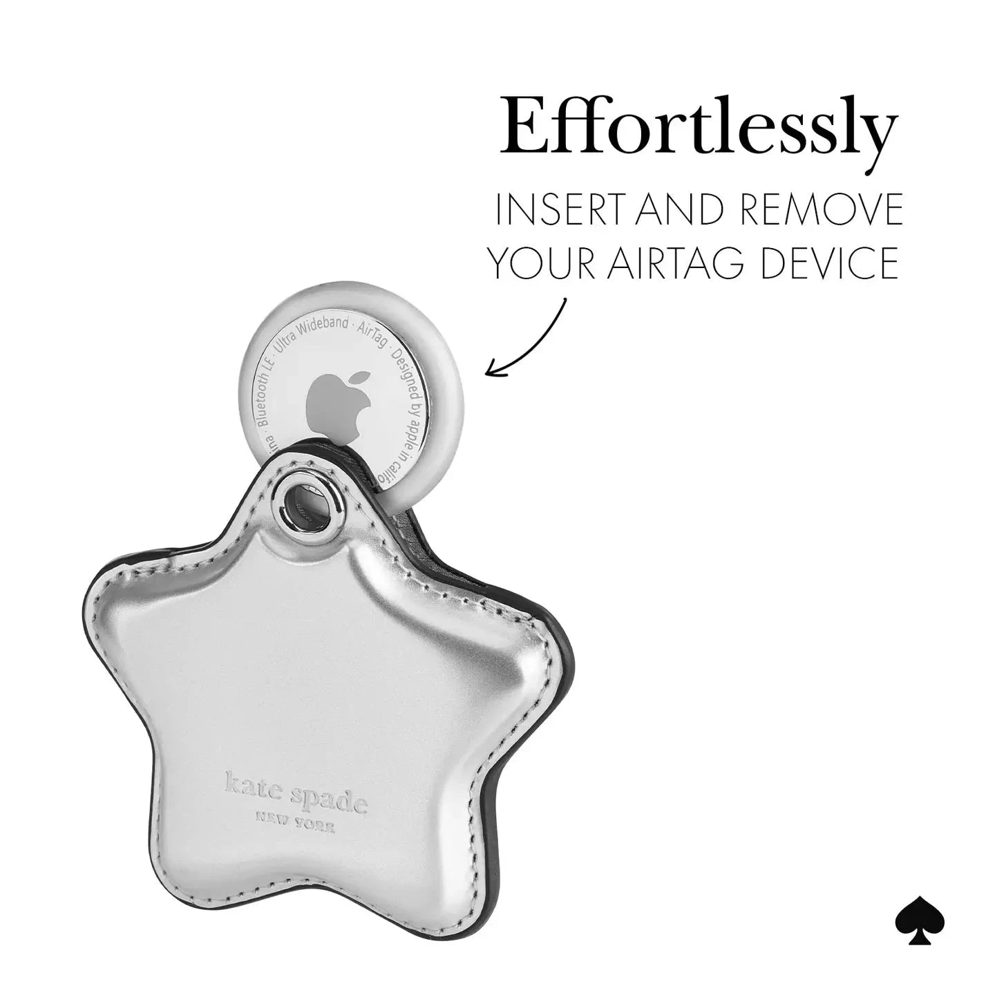 Star Charm AirTag Keychain Bag Charms Kate Spade 