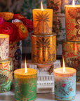 Medium Lime di Sicilia Decorated Candle Candles & Diffusers - Candles Ortigia 