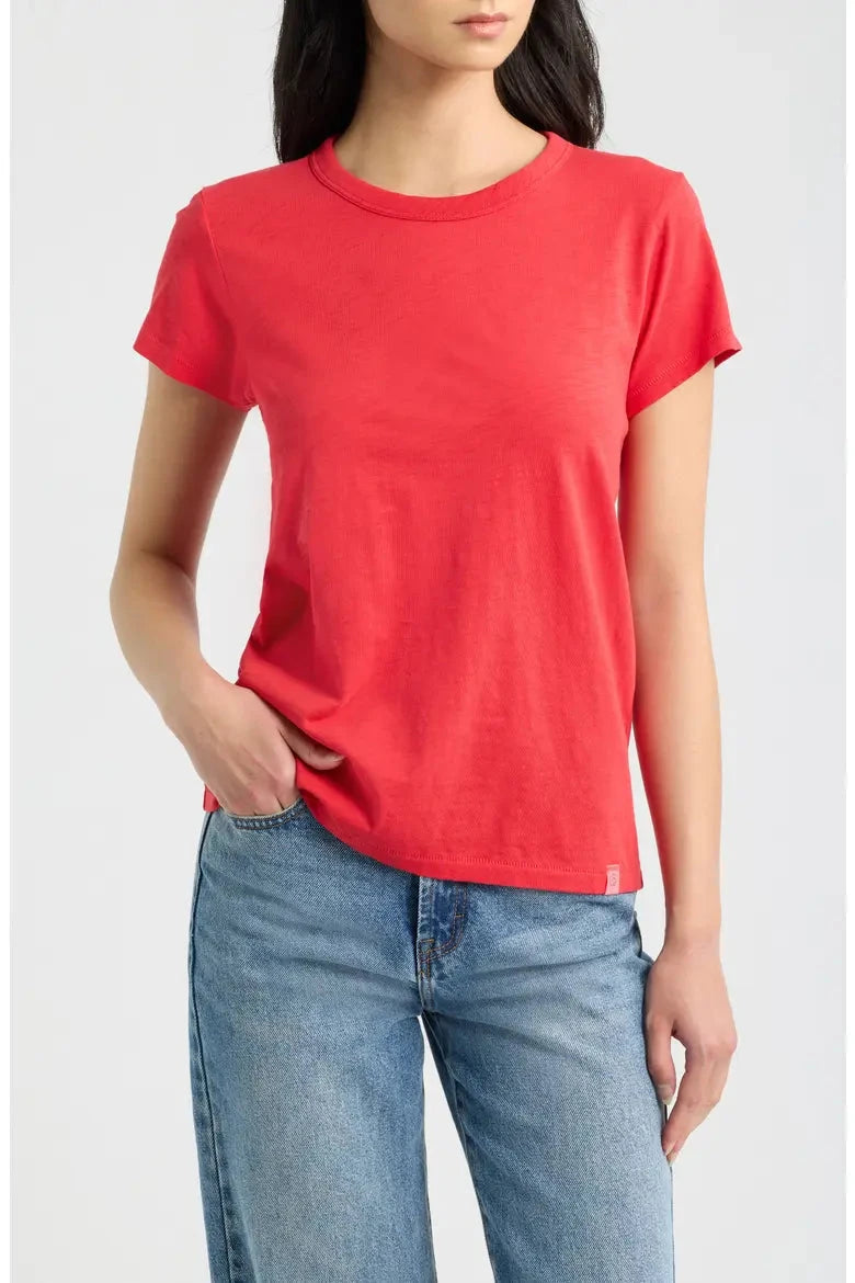 The Slub Tee Red Tops - Tees rag &amp; bone 