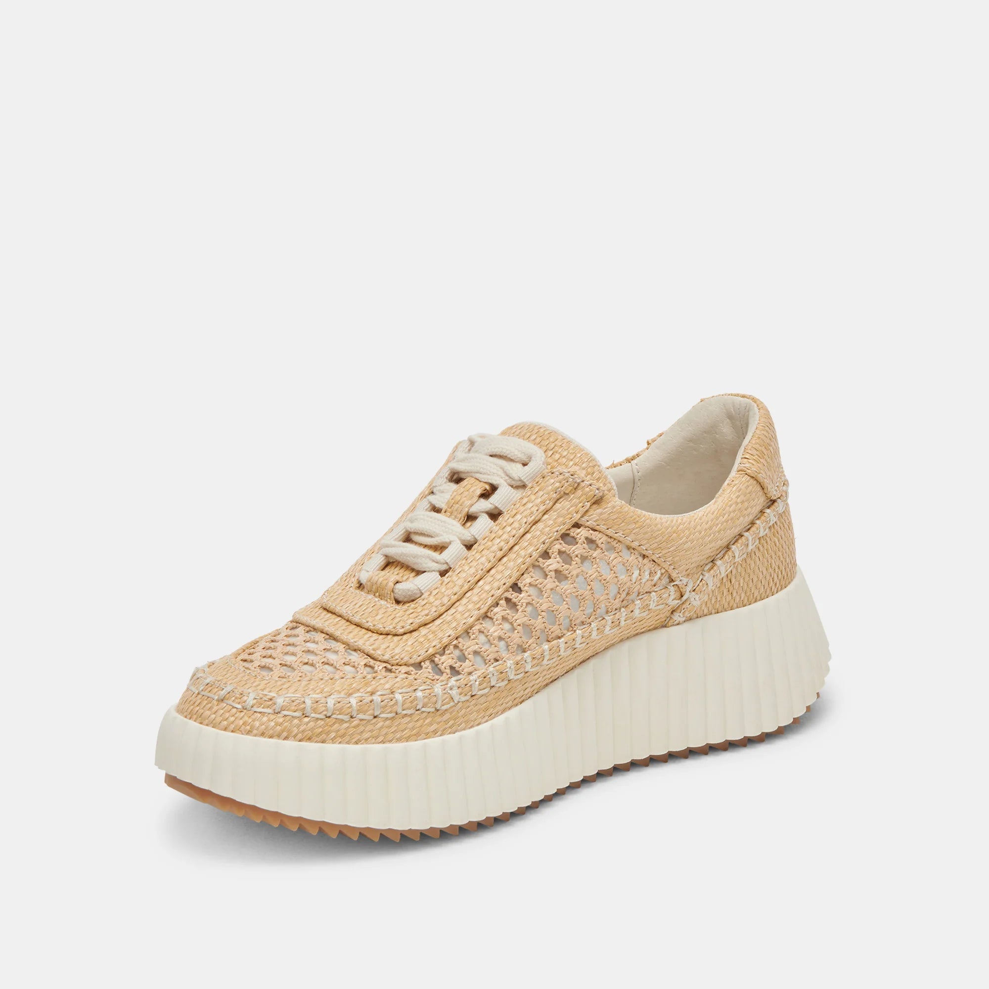 Dolen Natural Raffia Shoes - Sneakers Dolce Vita 