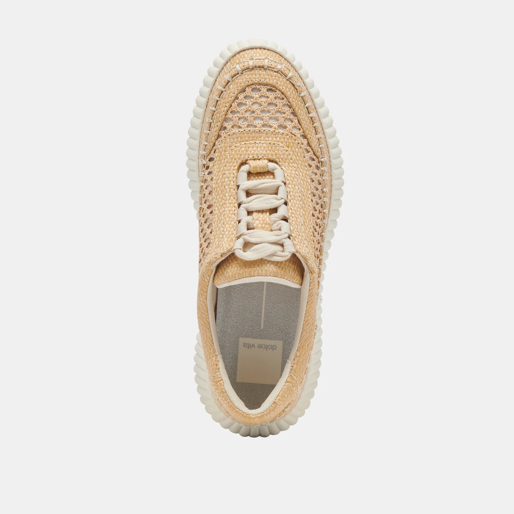 Dolen Natural Raffia Shoes - Sneakers Dolce Vita 