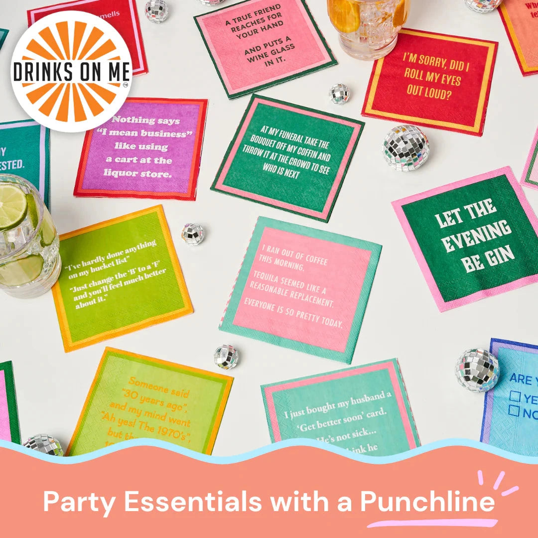 Piss Off Teenager Cocktail Napkin Home Decor - Tabletop Drinks On Me 