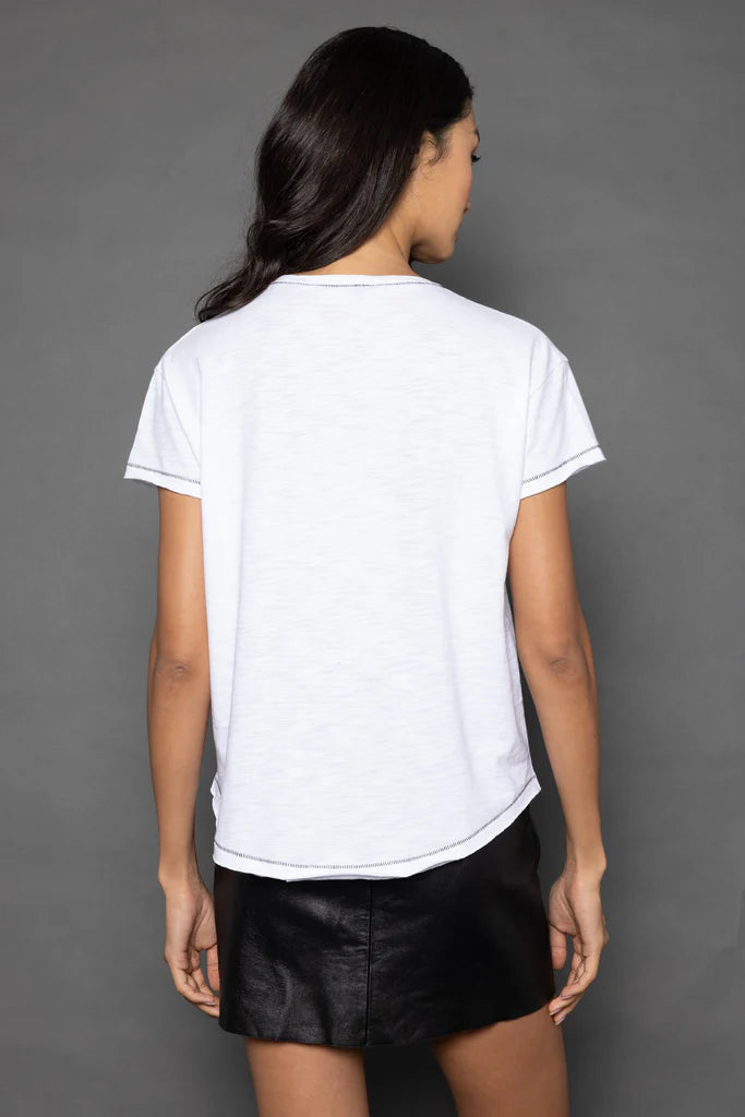 Double Down White Tops - Tees Lisa Todd 