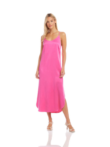Midi Racerback Dress Pink Dresses - Midi Fifteen Twenty 