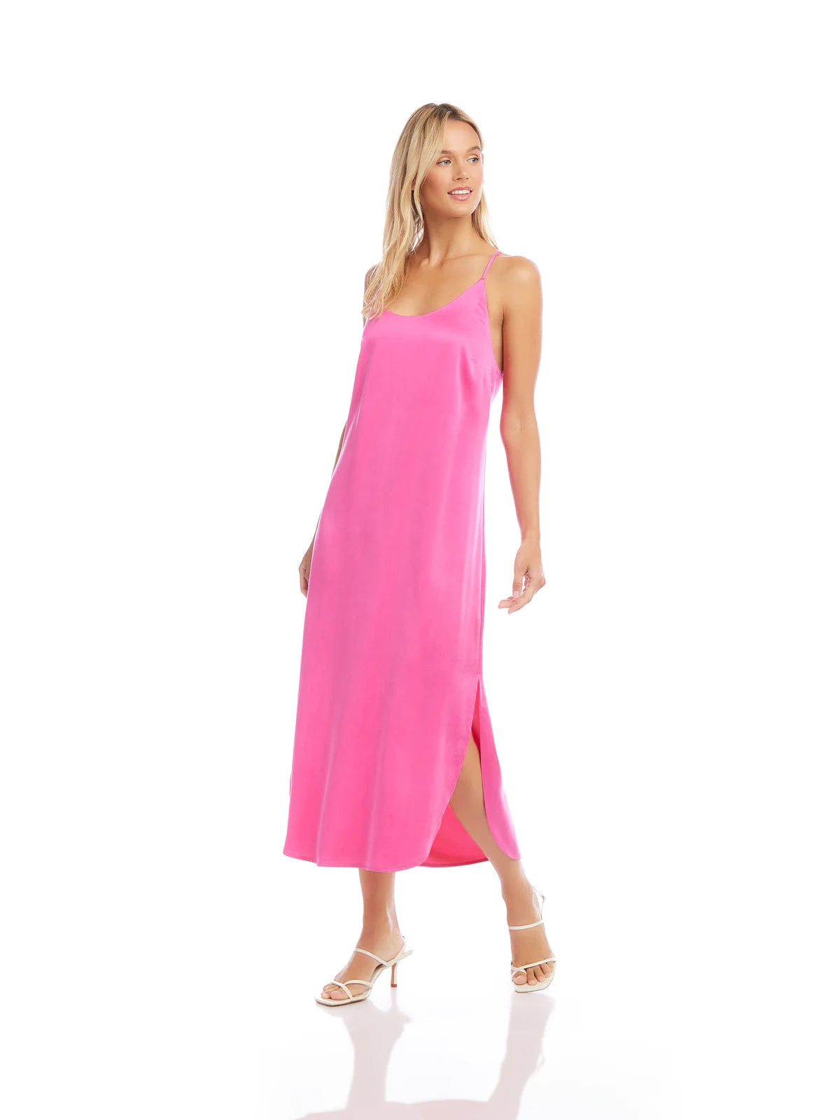 Midi Racerback Dress Pink Dresses - Midi Fifteen Twenty 