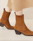 Agnes Western Boot Cacao/ Espresso Shoes - Boots - Booties Loeffler Randall Shoes 
