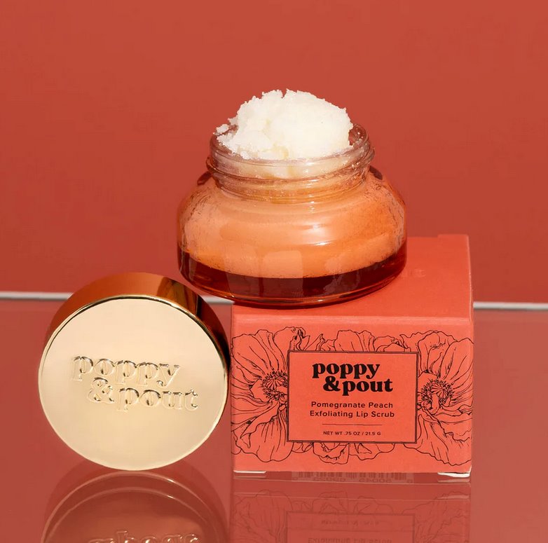 Lip Scrub Pomegranate Peach Accessories - Beauty & Hair Poppy & Pout 