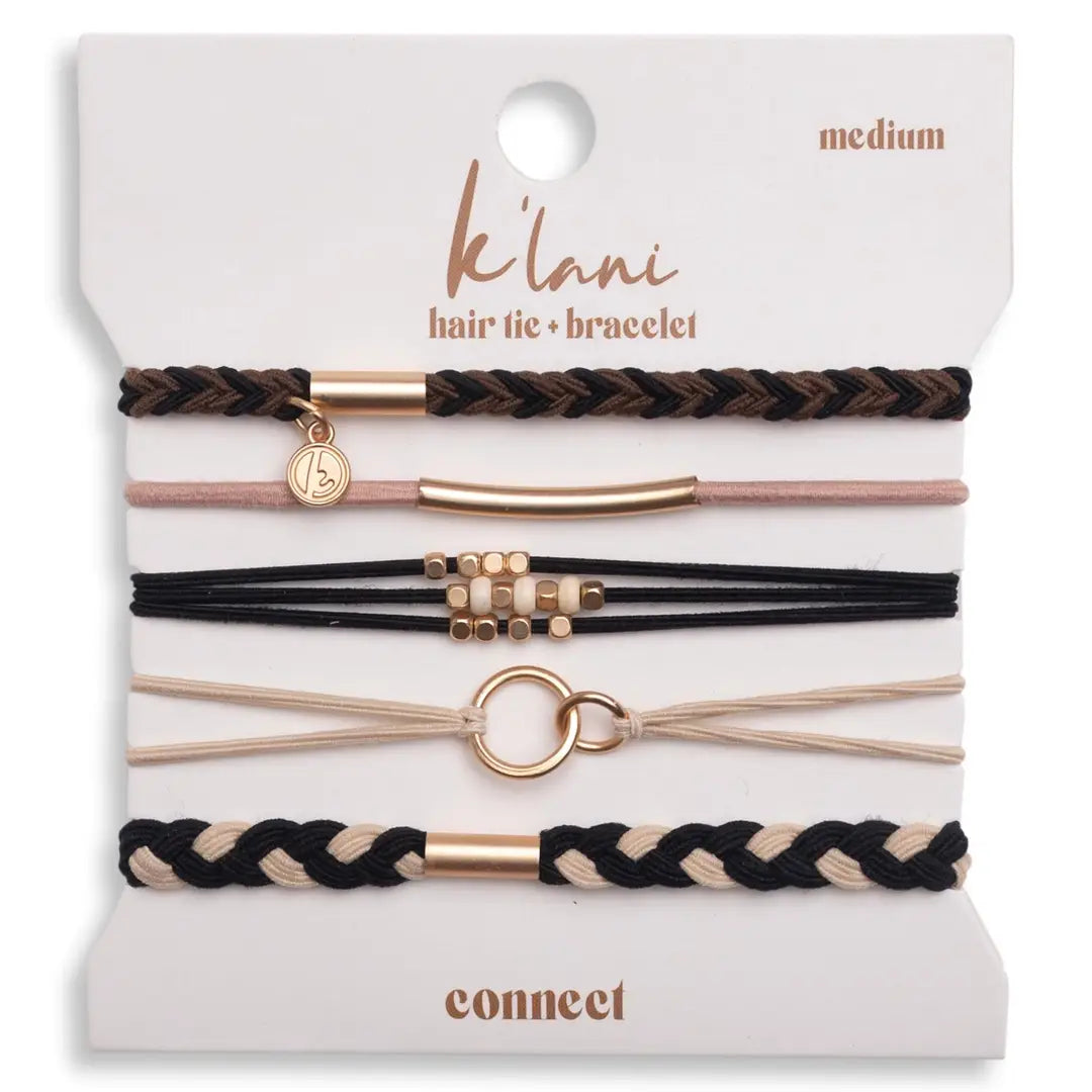 Connect Hair Tie &amp; Bracelet Set