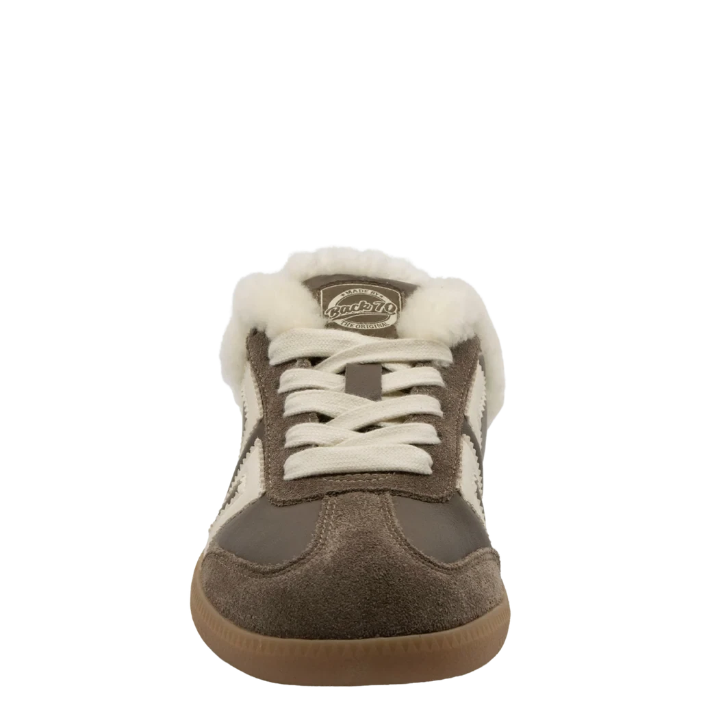 Easter FL Backless Sneaker Taupe Butter Sneakers Back 70 